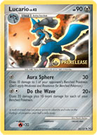 Lucario Prerelease Promo from Platinum