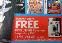 Black and White Toys R Us Legendary Kit