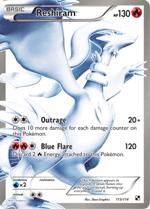 Reshiram (#113) from Black and White TCG set