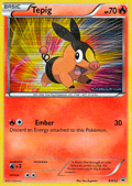 Black and White Promo Tepig (#02)