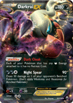 Darkrai-EX from Dark Explorers