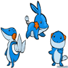 Starter Pokemon Fan Art by BlazeGryph