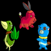 Starter Pokemon Fan Art by Krow
