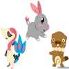 Starter Pokemon Fan Art by lambo_chu
