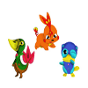Starter Pokemon Fan Art by Rayquaza808