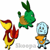 Starter Pokemon Fan Art by Skoopa