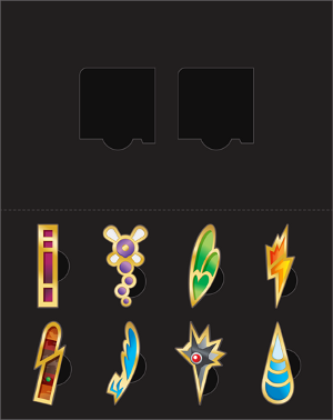 Pokemon League Badges Pokemon League Badges